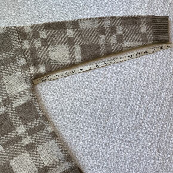 Madewell Hartfield Pullover Sweater Soft Alpaca Blend Heather Ashwood Boxy Fit M - Picture 15 of 15